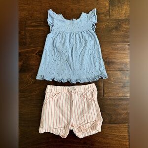 CARTER’S | Toddler Girl 2-Piece Tank & Shorts - 24 Months